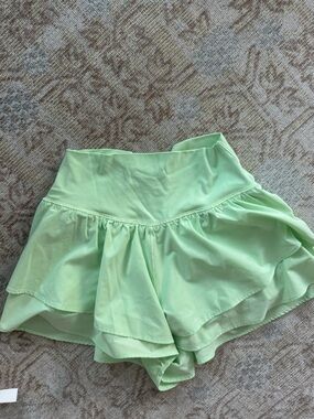 Aerie Offline Line Green Shorts